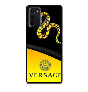 VERSACE LOGO SNAKE ICON YELLOW Samsung Galaxy Note 20 Case Cover VERSACE LOGO SNAKE ICON YELLOW Samsung Galaxy Note 20 Case Cover