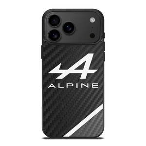 ALPINE AUTOMOBILES LOGO CARBON iPhone 17 Pro Max Case Cover