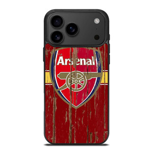 ARSENAL FC RETRO WOOD LOGO iPhone 17 Pro Max Case Cover