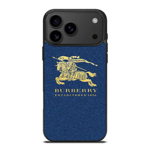 BURBERRY JEANS FABRIC LOGO iPhone 17 Pro Max Case Cover
