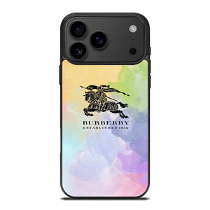 BURBERRY LONDON LOGO COLORFUL iPhone 17 Pro Max Case Cover