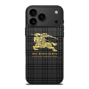 BURBERRY LONDON LOGO iPhone 17 Pro Max Case Cover
