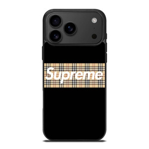 BURBERRY X SUPREME 3 iPhone 17 Pro Max Case Cover
