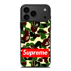 CAMO BAPE SUPREME iPhone 17 Pro Max Case Cover CAMO BAPE SUPREME iPhone 17 Pro Max Case Cover