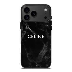 CELINE BLACK LOGO iPhone 17 Pro Max Case Cover