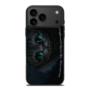 CHESHIRE CAT ALICE IN WONDERLAND QUOTES iPhone 17 Pro Max Case Cover