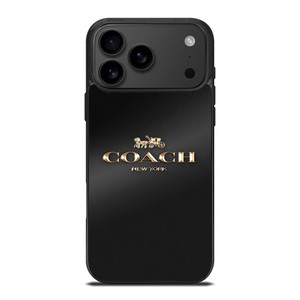 COACH NEW YORK GOLDEN LOGO iPhone 17 Pro Max Case Cover