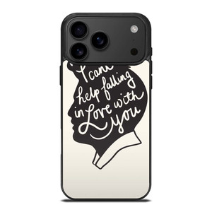 ELVIS PRESLEY SILHOUETTE QUOTES iPhone 17 Pro Max Case Cover