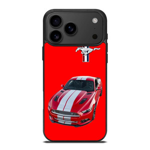 FORD MUSTANG RED CAR EMBLEM iPhone 17 Pro Max Case Cover