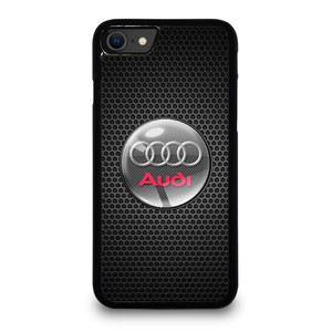 AUDI METAL CARBON EMBLEM iPhone SE 2020 Case Cover AUDI METAL CARBON EMBLEM iPhone SE 2020 Case Cover