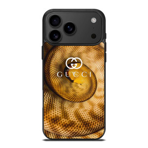 GUCCI LOGO GOLDEN SNAKE iPhone 17 Pro Max Case Cover