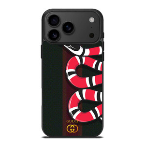 GUCCI LOGO KINGSNAKE ICON iPhone 17 Pro Max Case Cover