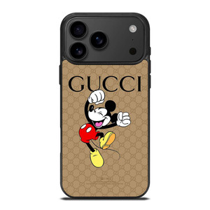 GUCCI LOGO PATTERN DISNEY MICKEY MOUSE iPhone 17 Pro Max Case Cover GUCCI LOGO PATTERN DISNEY MICKEY MOUSE iPhone 17 Pro Max Case Cover