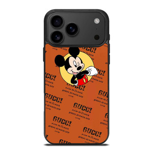 GUCCI LOGO PATTERN MICKEY MOUSE DISNEY SPRING SUMMER iPhone 17 Pro Max Case Cover