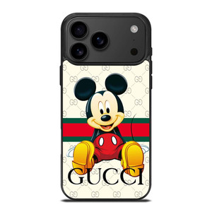 GUCCI LOGO PATTERN MICKEY MOUSE DISNEY iPhone 17 Pro Max Case Cover GUCCI LOGO PATTERN MICKEY MOUSE DISNEY iPhone 17 Pro Max Case Cover