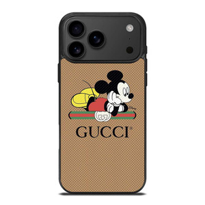 GUCCI LOGO X DISNEY MICKEY MOUSE ICON iPhone 17 Pro Max Case Cover GUCCI LOGO X DISNEY MICKEY MOUSE ICON iPhone 17 Pro Max Case Cover