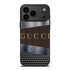 GUCCI METAL LOGO ICON iPhone 17 Pro Max Case Cover