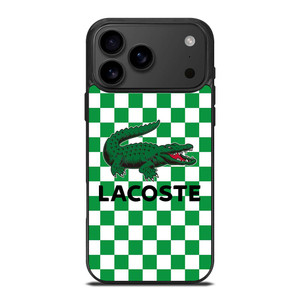 LACOSTE CHECKERBOARD LOGO iPhone 17 Pro Max Case Cover