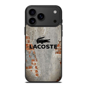 LACOSTE GRUNGE WALL LOGO iPhone 17 Pro Max Case Cover