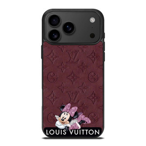LOUIS VUITTON LV FEAT MINNIE MOUSE DISNEY iPhone 17 Pro Max Case Cover LOUIS VUITTON LV FEAT MINNIE MOUSE DISNEY iPhone 17 Pro Max Case Cover