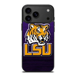 LSU TIGERS WOOD EMBLEM iPhone 17 Pro Max Case Cover
