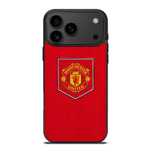 MANCHESTER UNITED RETRO EMBLEM iPhone 17 Pro Max Case Cover