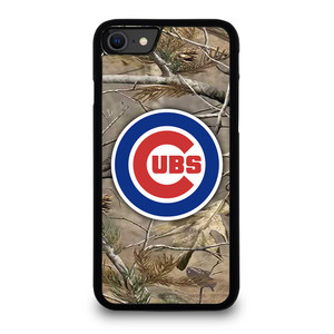 CHICAGO CUBS CAMO LEAF iPhone SE 2020 Case Cover CHICAGO CUBS CAMO LEAF iPhone SE 2020 Case Cover