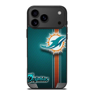 MIAMI DOLPHINS FOOTBALL METAL LOGO 2 iPhone 17 Pro Max Case Cover MIAMI DOLPHINS FOOTBALL METAL LOGO 2 iPhone 17 Pro Max Case Cover