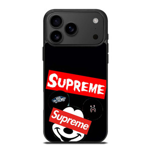 MICKEY MOUSE HYPEBEAST SUPREME iPhone 17 Pro Max Case Cover
