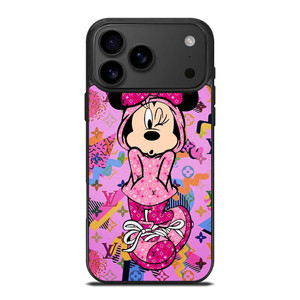 MINNIE MOUSE DISNEY FEAT LOUIS VUITTON LV PINK iPhone 17 Pro Max Case Cover MINNIE MOUSE DISNEY FEAT LOUIS VUITTON LV PINK iPhone 17 Pro Max Case Cover