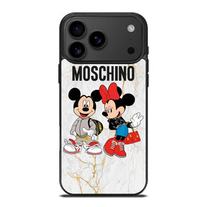 MOSCHINO MICKEY MINNIE MOUSE iPhone 17 Pro Max Case Cover MOSCHINO MICKEY MINNIE MOUSE iPhone 17 Pro Max Case Cover