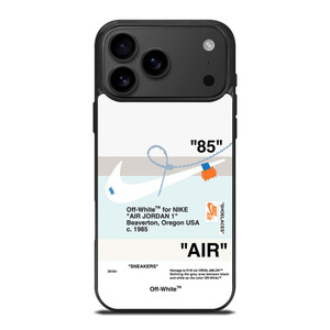NIKE AIR JORDAN OFF WHITE iPhone 17 Pro Max Case Cover NIKE AIR JORDAN OFF WHITE iPhone 17 Pro Max Case Cover
