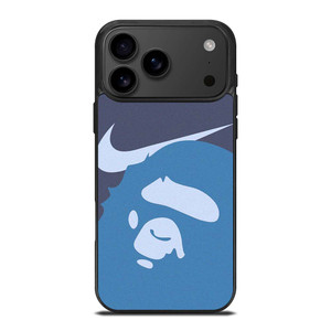NIKE BAPE BLUE iPhone 17 Pro Max Case Cover NIKE BAPE BLUE iPhone 17 Pro Max Case Cover
