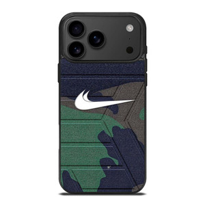 NIKE SWOOSH CAMO ARMY iPhone 17 Pro Max Case Cover NIKE SWOOSH CAMO ARMY iPhone 17 Pro Max Case Cover