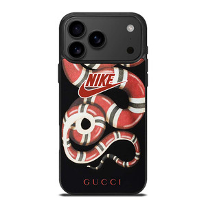 NIKE x GUCCI SNAKE LOGO ICON iPhone 17 Pro Max Case Cover NIKE x GUCCI SNAKE LOGO ICON iPhone 17 Pro Max Case Cover