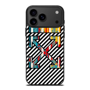 OFF WHITE LOGO COLORFUL ICON iPhone 17 Pro Max Case Cover OFF WHITE LOGO COLORFUL ICON iPhone 17 Pro Max Case Cover
