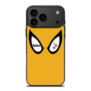 PITTSBURGH STEELERS SPIDERMAN LOGO iPhone 17 Pro Max Case Cover PITTSBURGH STEELERS SPIDERMAN LOGO iPhone 17 Pro Max Case Cover