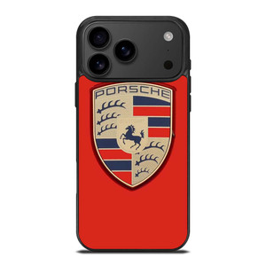 PORSCHE RED EMBLEM iPhone 17 Pro Max Case Cover PORSCHE RED EMBLEM iPhone 17 Pro Max Case Cover