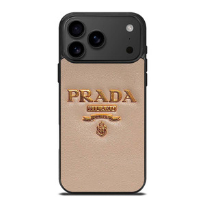 PRADA GOLDEN EMBLEM iPhone 17 Pro Max Case Cover PRADA GOLDEN EMBLEM iPhone 17 Pro Max Case Cover