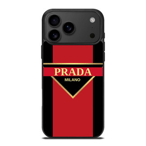 PRADA MILANO FASHION LOGO iPhone 17 Pro Max Case Cover PRADA MILANO FASHION LOGO iPhone 17 Pro Max Case Cover