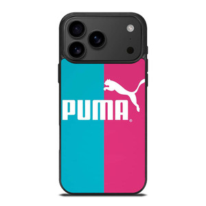 PUMA BLUE PINK LOGO iPhone 17 Pro Max Case Cover PUMA BLUE PINK LOGO iPhone 17 Pro Max Case Cover