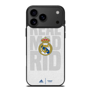 REAL MADRID ADIDAS LOGO iPhone 17 Pro Max Case Cover REAL MADRID ADIDAS LOGO iPhone 17 Pro Max Case Cover