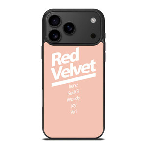 RED VELVET KPOP LOGO iPhone 17 Pro Max Case Cover RED VELVET KPOP LOGO iPhone 17 Pro Max Case Cover