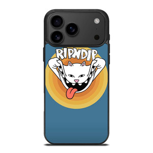 RIPNDIP THE CAT CARTOON iPhone 17 Pro Max Case Cover RIPNDIP THE CAT CARTOON iPhone 17 Pro Max Case Cover