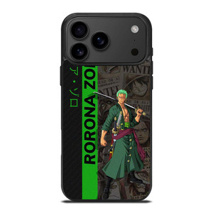 RORONA ZORO ANIME MANGA iPhone 17 Pro Max Case Cover