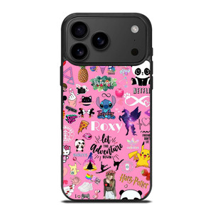 ROXY CARTOON PINK COLLAGE iPhone 17 Pro Max Case Cover ROXY CARTOON PINK COLLAGE iPhone 17 Pro Max Case Cover