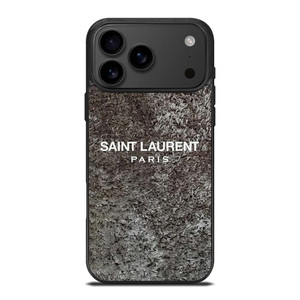 SAINT LAURENT PARIS RASFUR FABRIC iPhone 17 Pro Max Case Cover SAINT LAURENT PARIS RASFUR FABRIC iPhone 17 Pro Max Case Cover