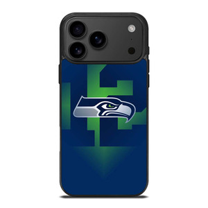 SEATTLE SEAHAWKS TWELVE MAN LOGO iPhone 17 Pro Max Case Cover SEATTLE SEAHAWKS TWELVE MAN LOGO iPhone 17 Pro Max Case Cover