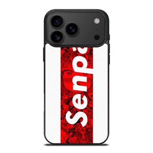 SENPAI ANIME STRIPE LOGO iPhone 17 Pro Max Case Cover