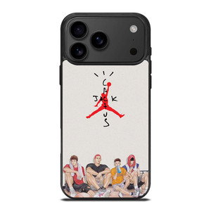 SLAM DUNK CACTUS JACK AIR JORDAN iPhone 17 Pro Max Case Cover